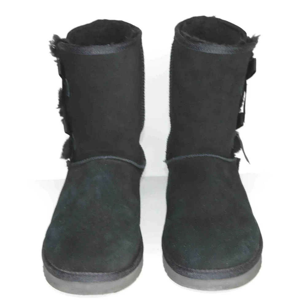 Koolaburra by UGG Victoria Black Short Winter Boots 1015874‎ Womens Size 9
